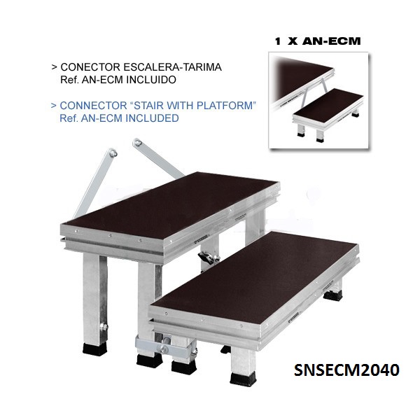 peldaños para tarimas de escenarios